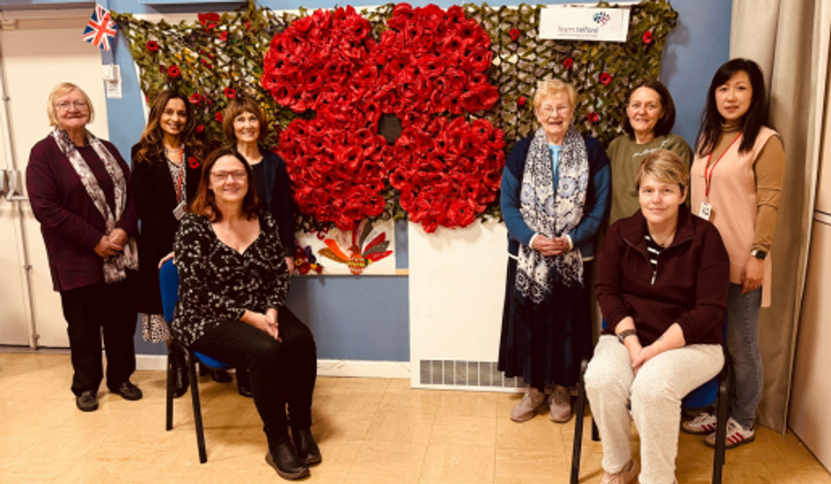 Community poppy-making workshops held across Telford ahead of Remembrance events