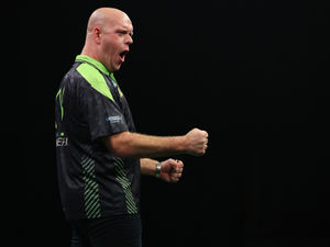 Supporting image for story: Michael van Gerwen joins Luke Littler in Wolverhampton knockouts