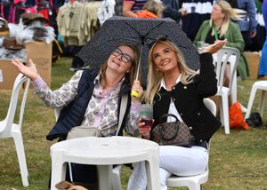 Hoping for good weather at the Burwarton Show in Bridgnorth