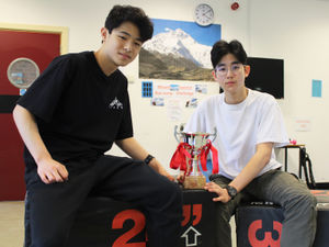 Supporting image for story: Shropshire college students box jump to the summit of Mount Everest