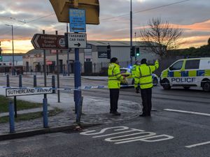 The incident in Bilston Road, Wolverhampton 