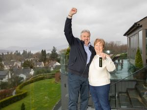 Supporting image for story: Couple win £3m Lake Windermere dream home for just £20