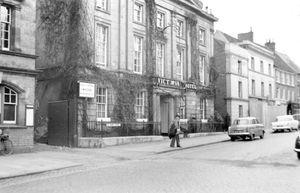 Photo taken from Shropshire Star archive from the collection of the late Malcolm Miles of Newport. Royal Victoria Hotel dated 1959







