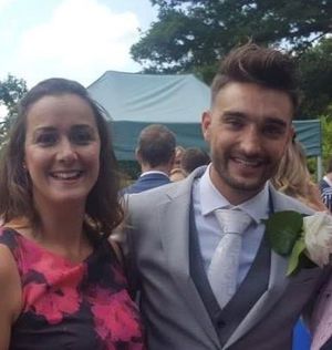 Rose's mother, Leanne, and Tom in 2018