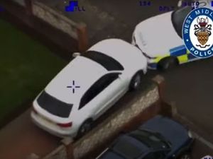 Supporting image for story: WATCH: Video shows stolen Audi ramming police car before occupants run off