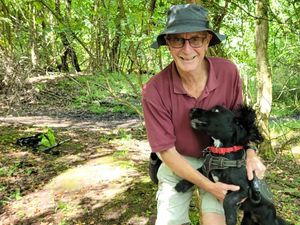 Supporting image for story: Dog rescued from abandoned kiln in Telford woodland