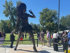 Supporting image for story: Statue of Tina Turner unveiled in Tennessee community where she grew up