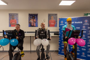 Headteacher Mr Blower, Mayor Craig Collingswood and Manny Singh Kang