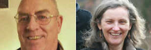 Rod Keyes (Lib Dem) and Cath Edwards (Greens)