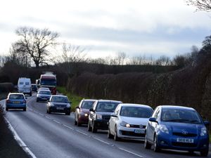 Supporting image for story: Damage fear as large pothole appears during Oswestry A5 roadworks 