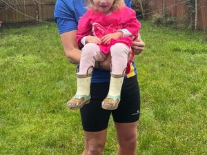 Luke Butler with daughter Ella.
