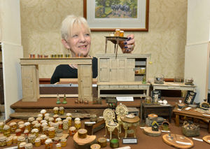 Cheers to that! Jan Brownhill has a range of miniature furniture and food
