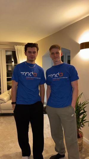 Tom (left) and Josh are fundraising for Black Country Motor Neurone Disease Association.