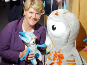 Supporting image for story: Clare Balding visits Shropshire Olympic mascots