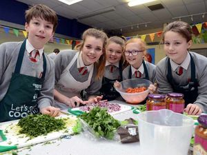 Supporting image for story: Shropshire students take part in cookathon