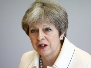 Supporting image for story: Express & Star comment: Embattled Theresa May is on thin ice