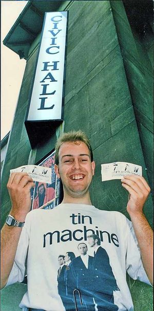 Dave Burdett was first in the queue in 1991