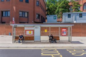 Image of a Sprint Bus shelter. PIC: Transport for West Midlands
