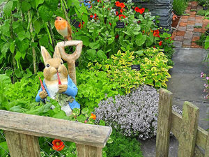 Supporting image for story: Peter Rabbit's adventures win award for Shropshire designer's great garden