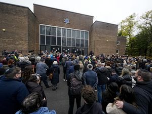 Supporting image for story: Vigil held at Manchester synagogue one week after terror attack
