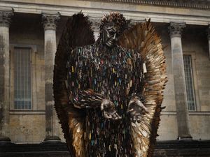 Supporting image for story: Iconic Knife Angel artwork to visit Telford's Southwater Square