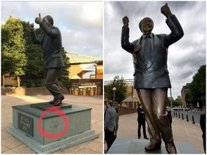 Supporting image for story: Anger after vandal targets Wolves' statue honouring Sir Jack Hayward