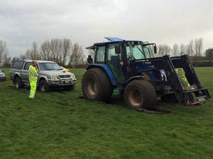 Supporting image for story: Police chase ends in sticky situation for cops and suspects
