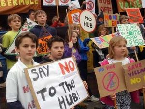 Supporting image for story: Protest over Abermule power station plans