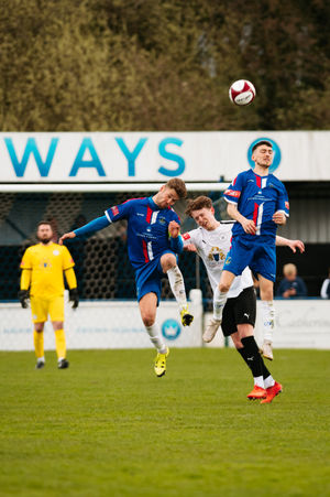 Chasetown FC vs Sporting Khalsa in Northern Premier League Division One Midlands at Chasetown Football Club. Chasetown in White and Sporting Khalsa in Blue