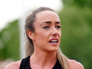 Eilish McColgan during a race