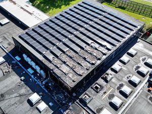 Supporting image for story: Pupils staying home after fire at St Martins School will receive meal vouchers as efforts to reopen continue