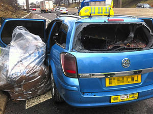 Supporting image for story: Wolverhampton taxi driver's bid to smuggle 250 kilos of tobacco goes up in smoke