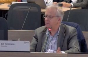 Councillor Bill Tomlinson speaking at Telford & Wrekin Council's cabinet meeting on Thursday, December 4, 2025. Picture: Telford & Wrekin Council