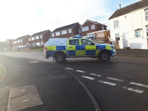 Police warned drivers to avoid the area