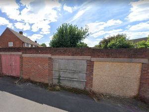 Supporting image for story: Eight empty garages a short walk from shops and train station up for sale with £5,000 guide price