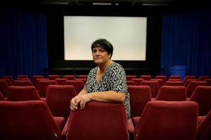 Now showing – Kelly Jeffs inside the main cinema screen at Light House