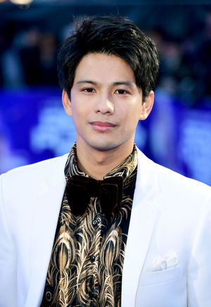 Win Morisaki attending the European Premiere of Ready Player One held at the Vue West End in Leicester Square, London
