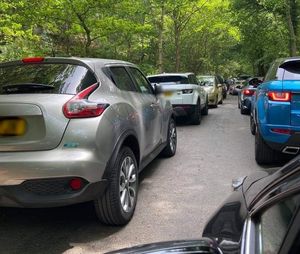 People flocked to the Wrekin over the bank holiday weekend. Photo: Steve Cort