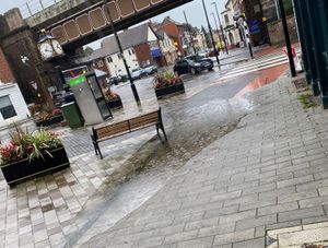 Supporting image for story: 'Every time it rains': Shifnal businesses feeling 'drained' by flooding problem