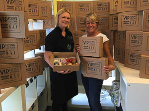 Supporting image for story: Deli delighted by the chance to feed Flying Scotsman's VIP guests