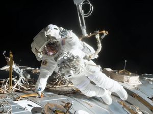 Supporting image for story: Watch these astronauts go on a spacewalk to fix part of the International Space Station