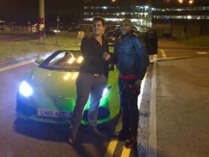 Supporting image for story: 'Any chance you could pick up Floyd Mayweather?' Knockout launch for supercar hire firm