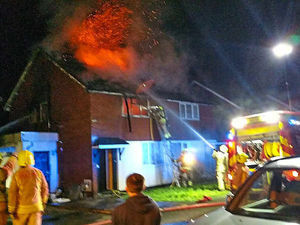 Supporting image for story: £3,000 raised for Welshpool family hit by devastating fire during Storm Doris