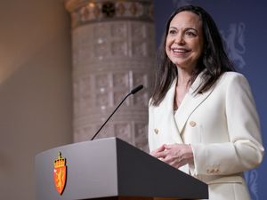 Supporting image for story: Venezuela’s Machado says Maduro government did not know where she was hiding