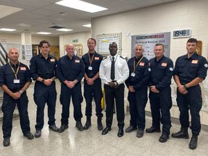 Supporting image for story: Firefighters return home to West Midlands after joining Morocco quake rescue efforts