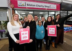 A new Beacon Centre charity shop has opened in Bilston at Market Way.Cllr and former mayor and now deputy Linda Leach  opened the shop.