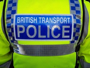 Supporting image for story: Social media video allegedly shows West Brom fans letting off blue flare on train to Leicester