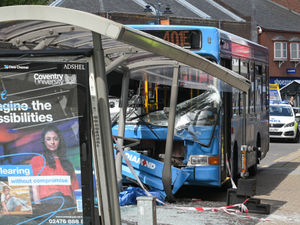 Supporting image for story: No arrests over Walsall bus crash that left elderly woman seriously injured