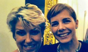 Anna with Darcey Bussell