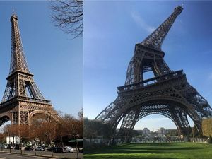 Supporting image for story: A tourist got this picture of the Eiffel Tower and the internet can’t get enough